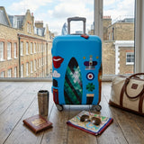 LOQI HEY STUDIO London Luggage Cover M