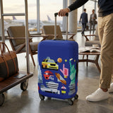 LOQI HEY STUDIO New York Luggage Cover M