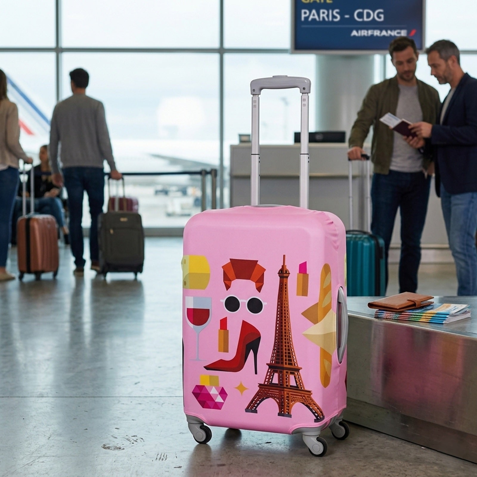 LOQI HEY STUDIO Paris Luggage Cover M