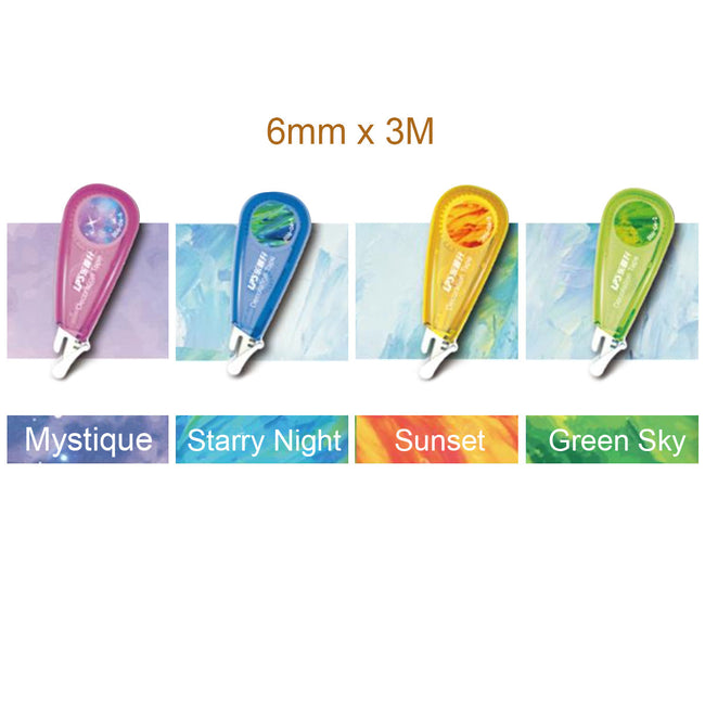 Wrapables Novelty Sticker Machine Pens, Decorative Stationery Supplies for Home Office School, Galaxy