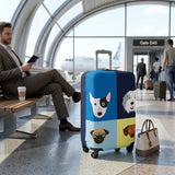 LOQI Artists STEPHEN CHEETHAM Dogs Luggage Cover M