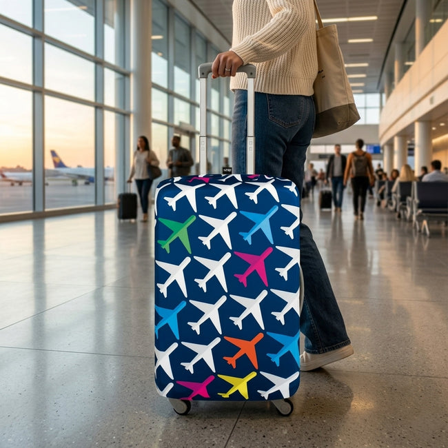 LOQI AIRPORT Airplane Luggage Cover M