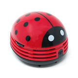 Wrapables Cute Portable Mini Vacuum Cleaner for Home and Office, Ladybug