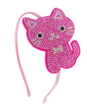 Wrapables Crystal Studded Bling Headband, Kitty