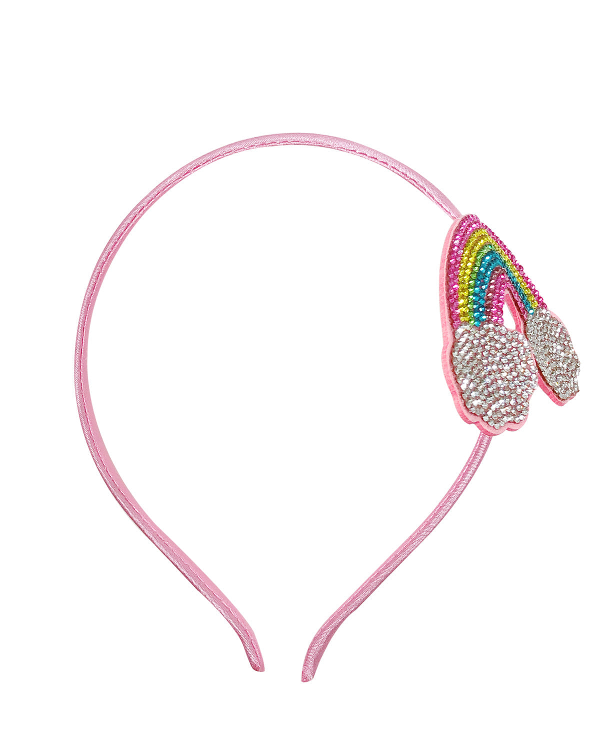 Wrapables Crystal Studded Bling Headband, Rainbow