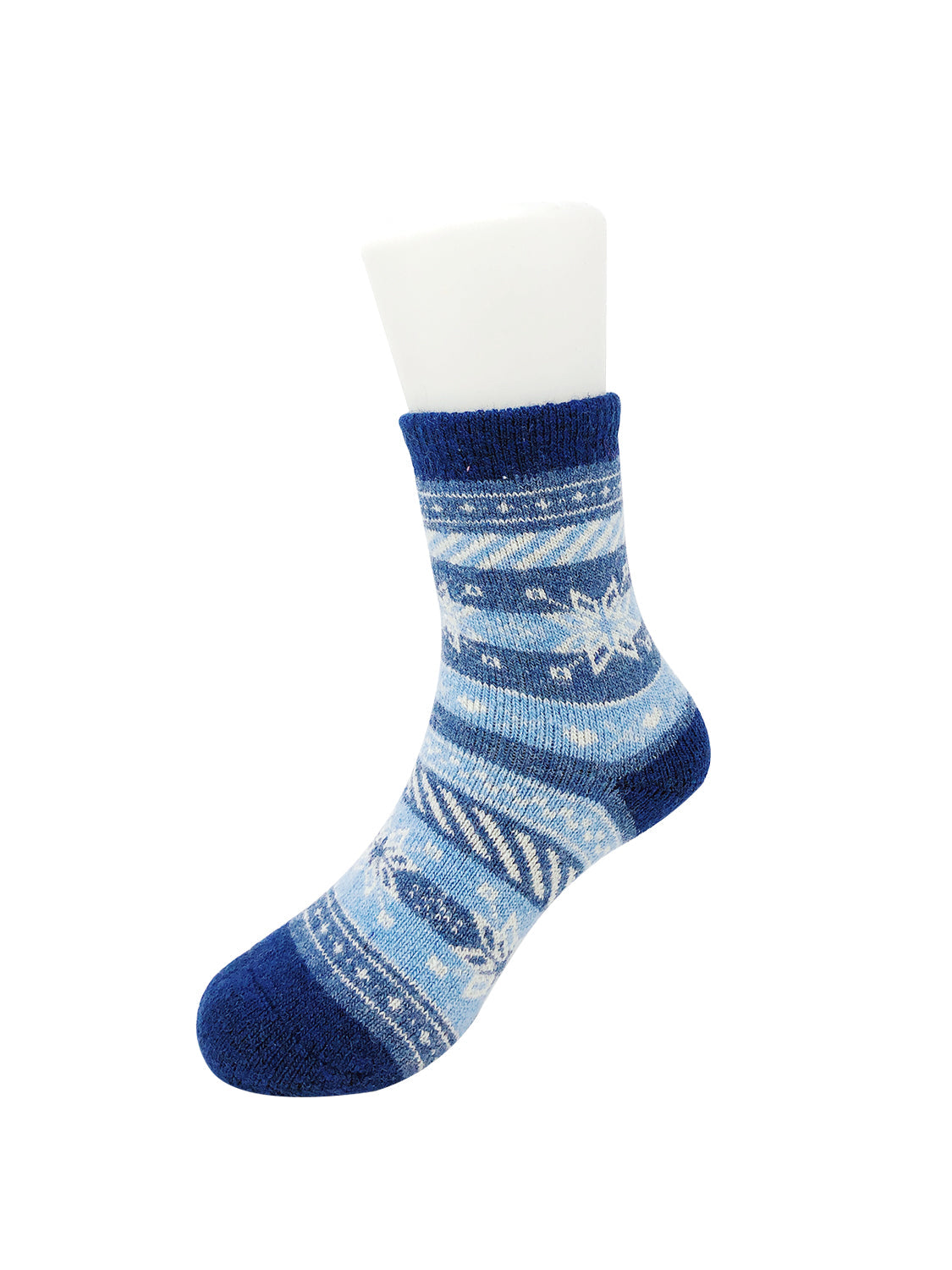 Wrapables Children's Thick Winter Warm Wool Socks (Set of 6), Snowflakes, M