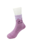 Wrapables Children's Thick Winter Warm Wool Socks (Set of 6), Cats, L