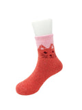 Wrapables Children's Thick Winter Warm Wool Socks (Set of 6), Cats, L