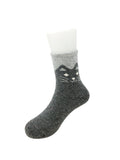 Wrapables Children's Thick Winter Warm Wool Socks (Set of 6), Cats, L