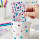 Wrapables Acrylic Self Adhesive Crystal Rhinestone Gem Stickers