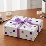 Wrapables Acrylic Self Adhesive Crystal Rhinestone Gem Stickers, Jewel Purples