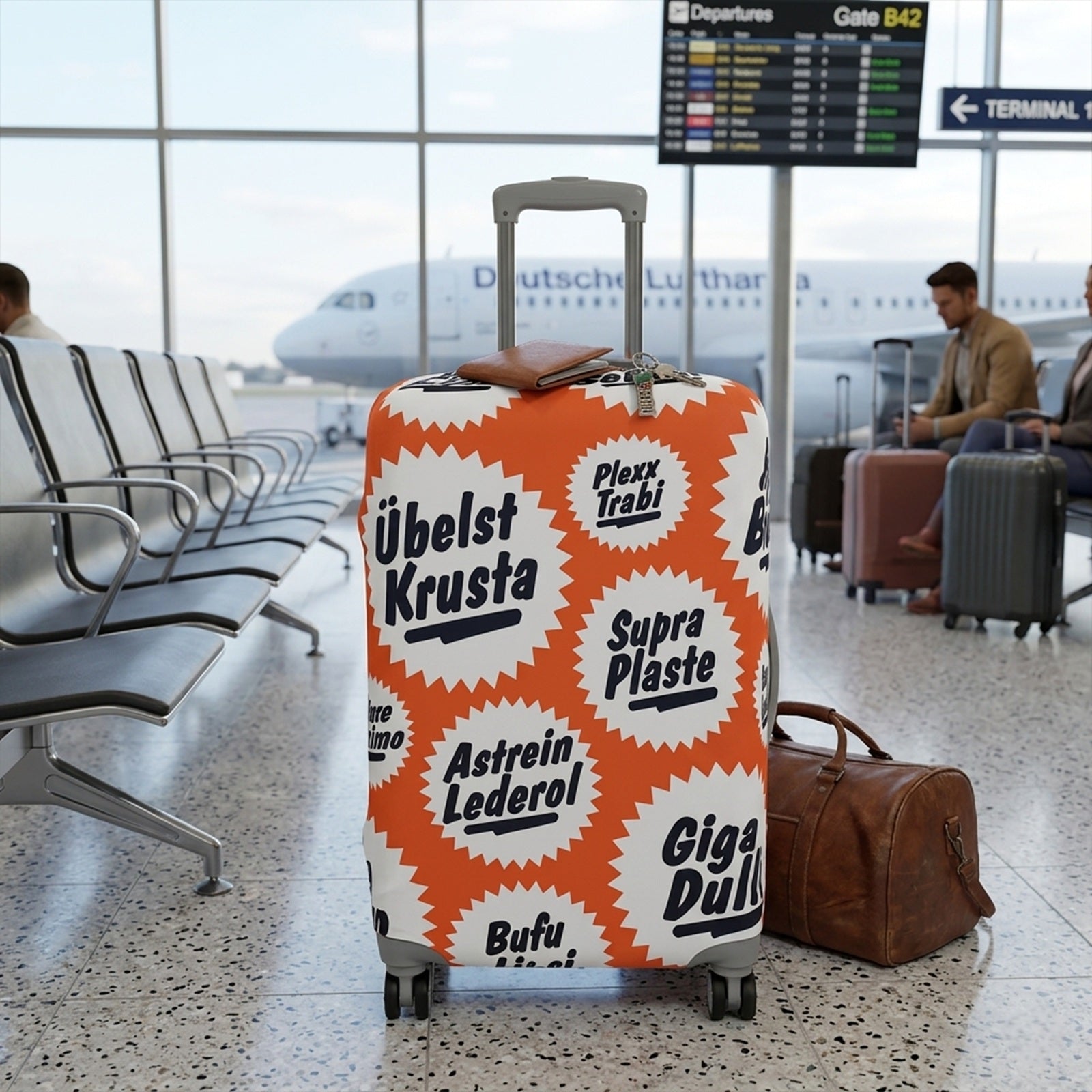 LOQI TYPE PETER ZIZKA Mega Luggage Cover M