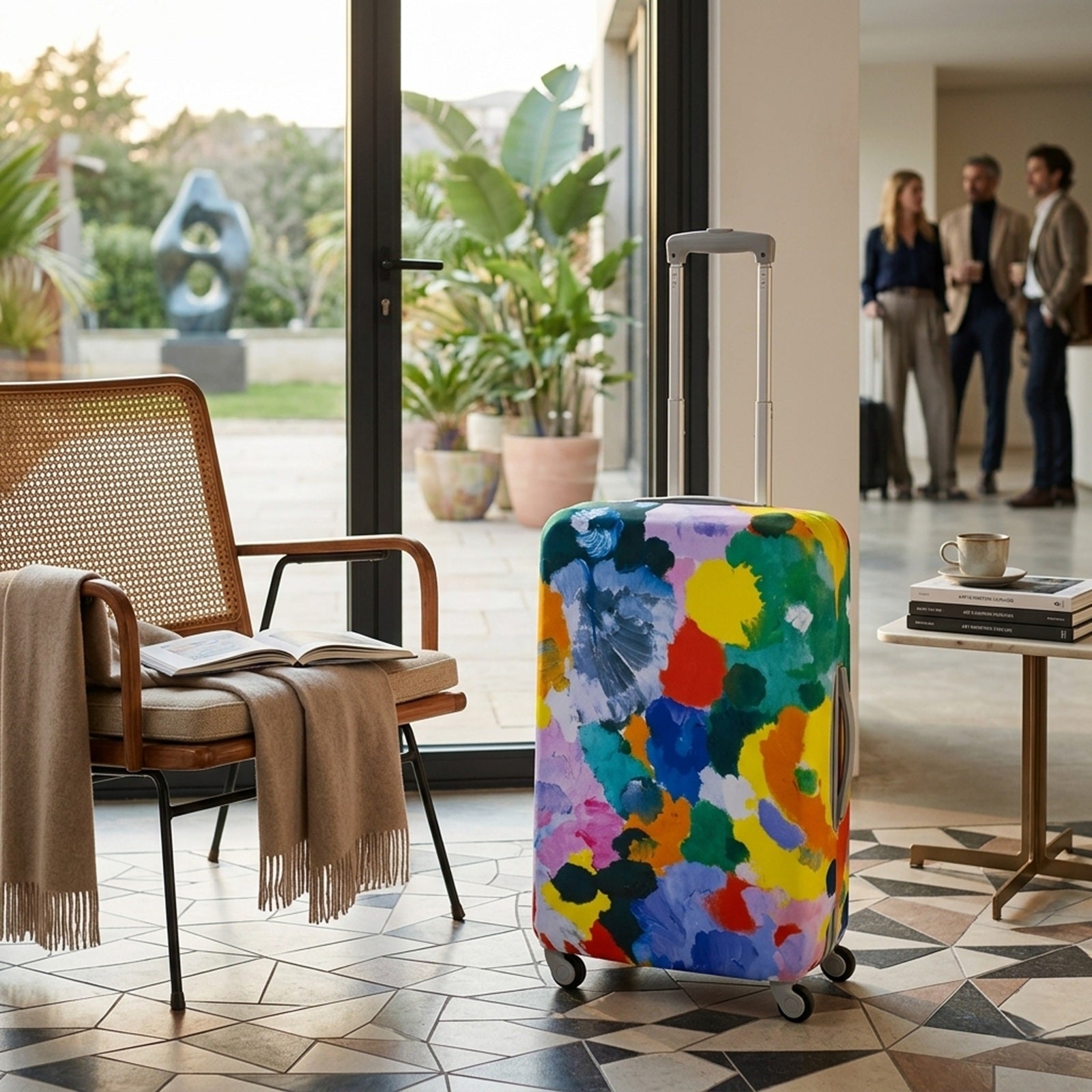 LOQI Museum ERNST WILHELM NAY's Irisches Gedicht Luggage Cover M