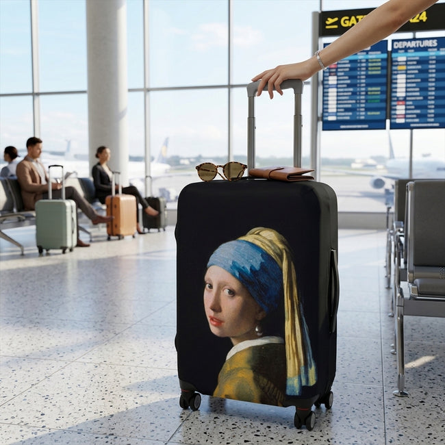 LOQI Museum VERMEER's Girl with a Pearl Earring Luggage Cover M