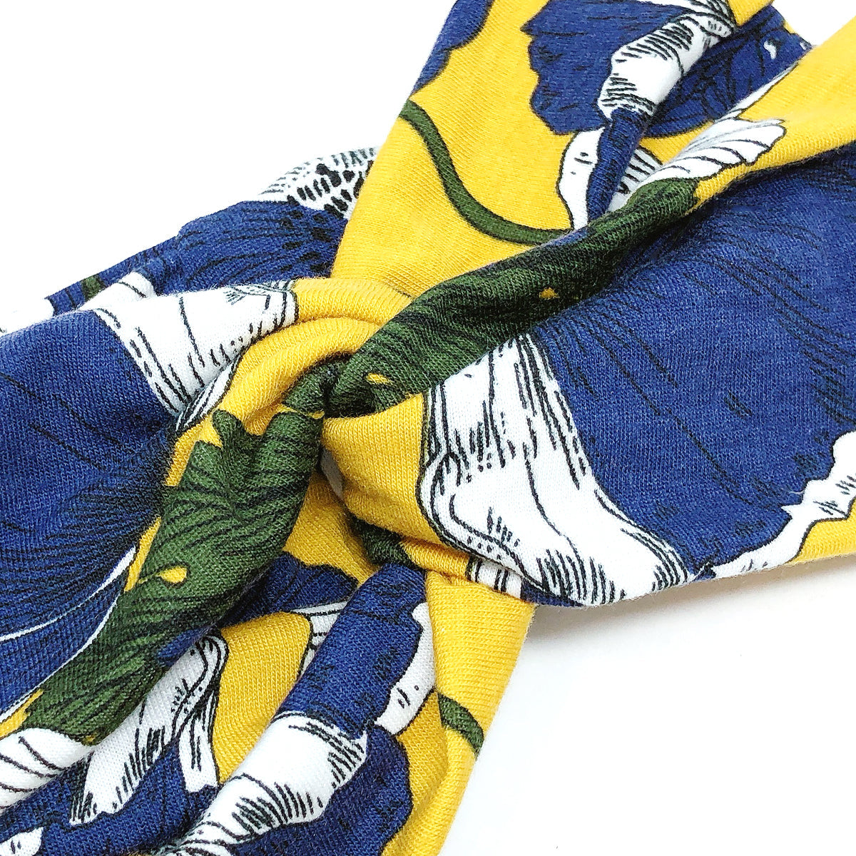 Wrapables Boho Vintage Floral Elastic Headbands for Sports, Yoga, Workouts, Facials (Set of 6), (Knotted) Vintage