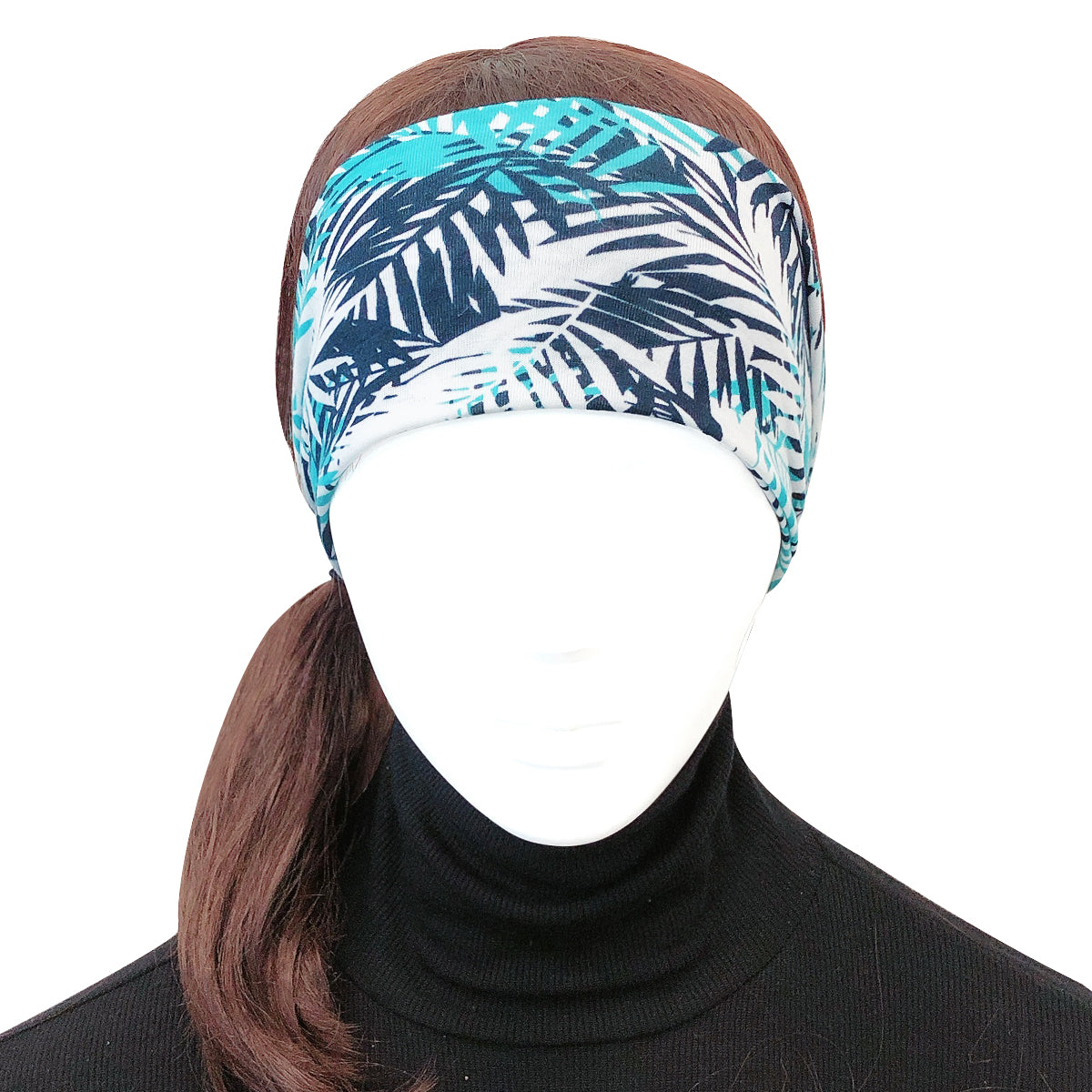 Wrapables Boho Vintage Floral Elastic Headbands for Sports, Yoga, Workouts, Facials (Set of 6), Safari Fun