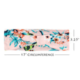 Wrapables Boho Vintage Floral Elastic Headbands for Sports, Yoga, Workouts, Facials (Set of 6), Classic