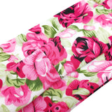 Wrapables Boho Vintage Floral Elastic Headbands for Sports, Yoga, Workouts, Facials (Set of 6), Floral Print