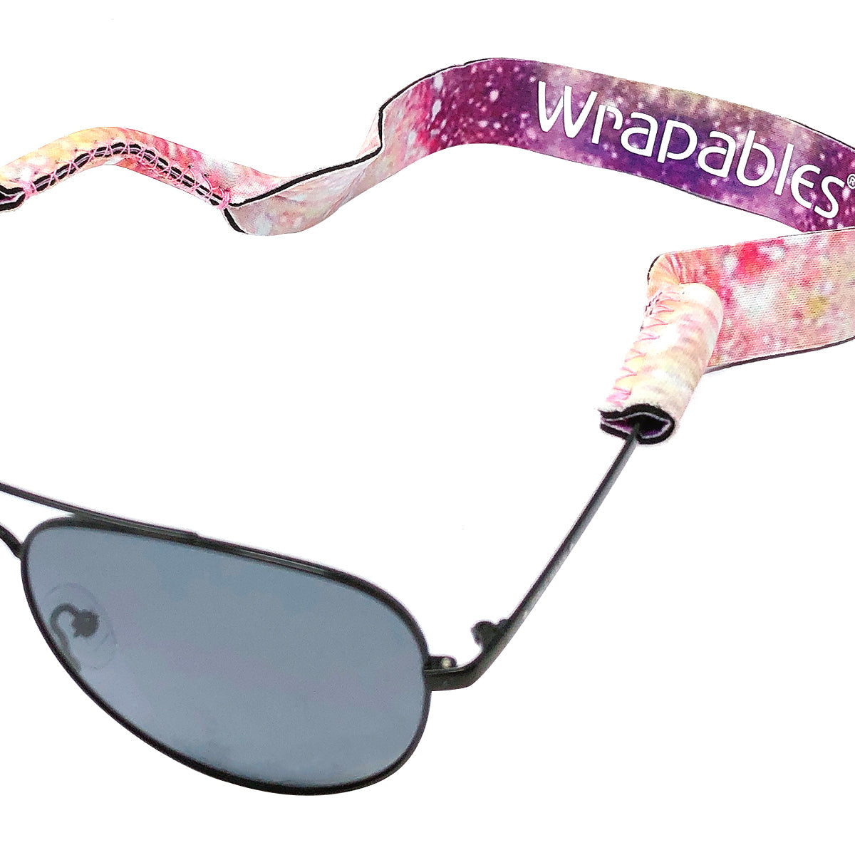 Wrapables Adjustable Eyewear Retainer, Sunglass Strap with Neoprene Floating Material for Sports and Outdoors (Set of 3), Galaxy