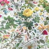 Wrapables Decorative Scrapbooking Washi Stickers, DIY Crafts for Stationery, Diary, Card Making (60 pcs), Floral