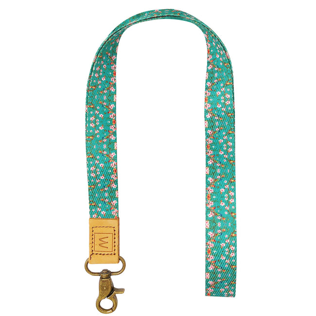 Wrapables Lanyard Keychain and ID Badge Holder, Blossoms & Birds