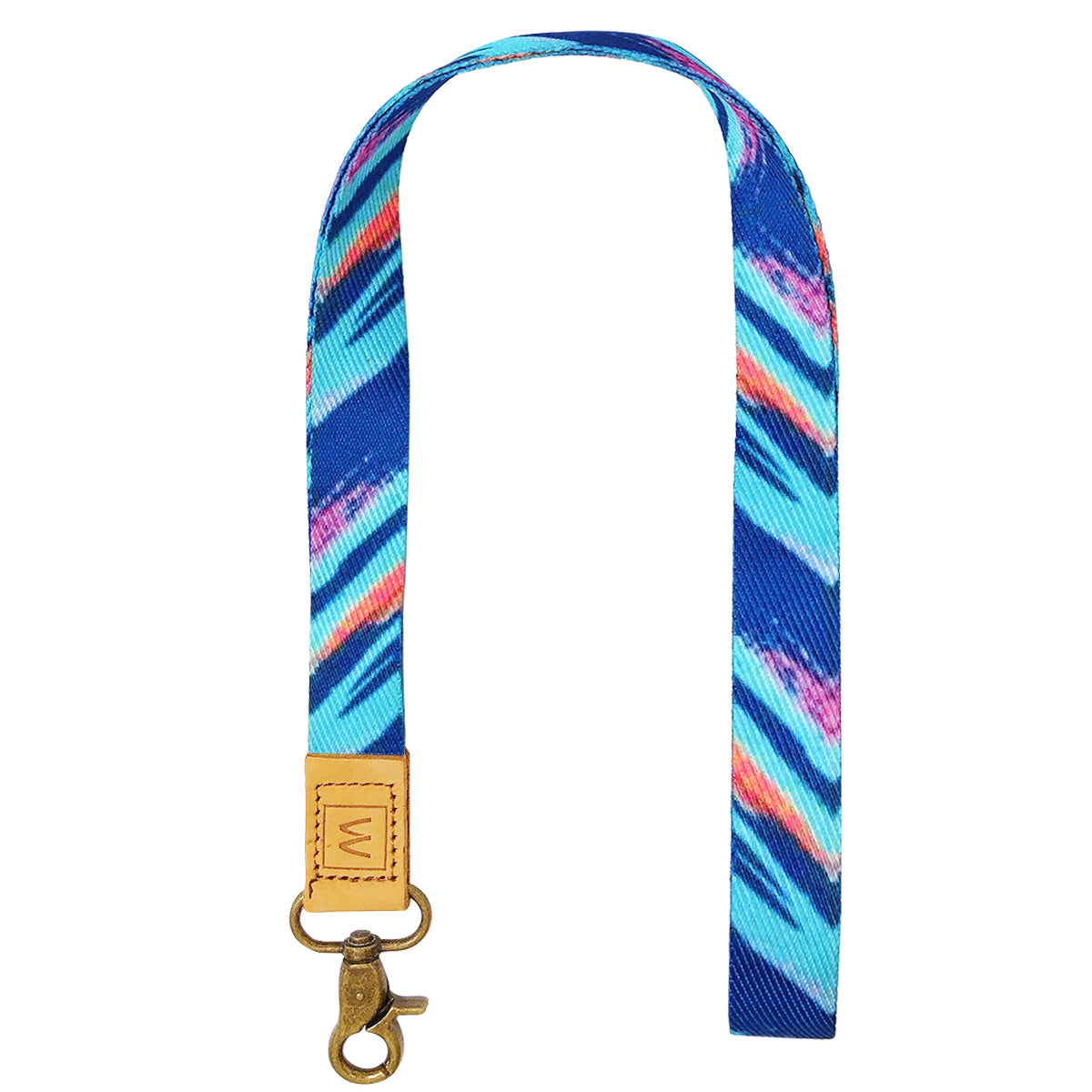 Wrapables Lanyard Keychain and ID Badge Holder, Abstract 1