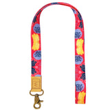 Wrapables Lanyard Keychain and ID Badge Holder, Abstract 2