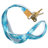 Wrapables Lanyard Keychain and ID Badge Holder, Galaxy Blue