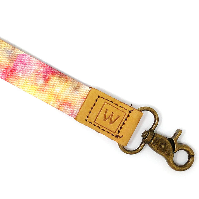 Wrapables Lanyard Keychain and ID Badge Holder, Galaxy Pink