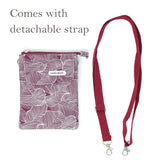 Wrapables Mini Crossbody Cell Phone Bag, Wine Leaves