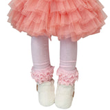 Wrapables Really Ruffly Baby & Toddler Leg Warmers, Pink