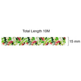 Wrapables Washi Masking Tape, Holly Leaves & Berries