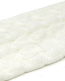 Wrapables Women's Cable Knit Leg Warmers, Cream