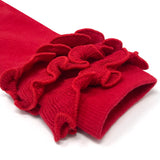 Wrapables Really Ruffly Baby & Toddler Leg Warmers, Red