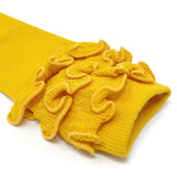 Wrapables Really Ruffly Baby & Toddler Leg Warmers, Mustard