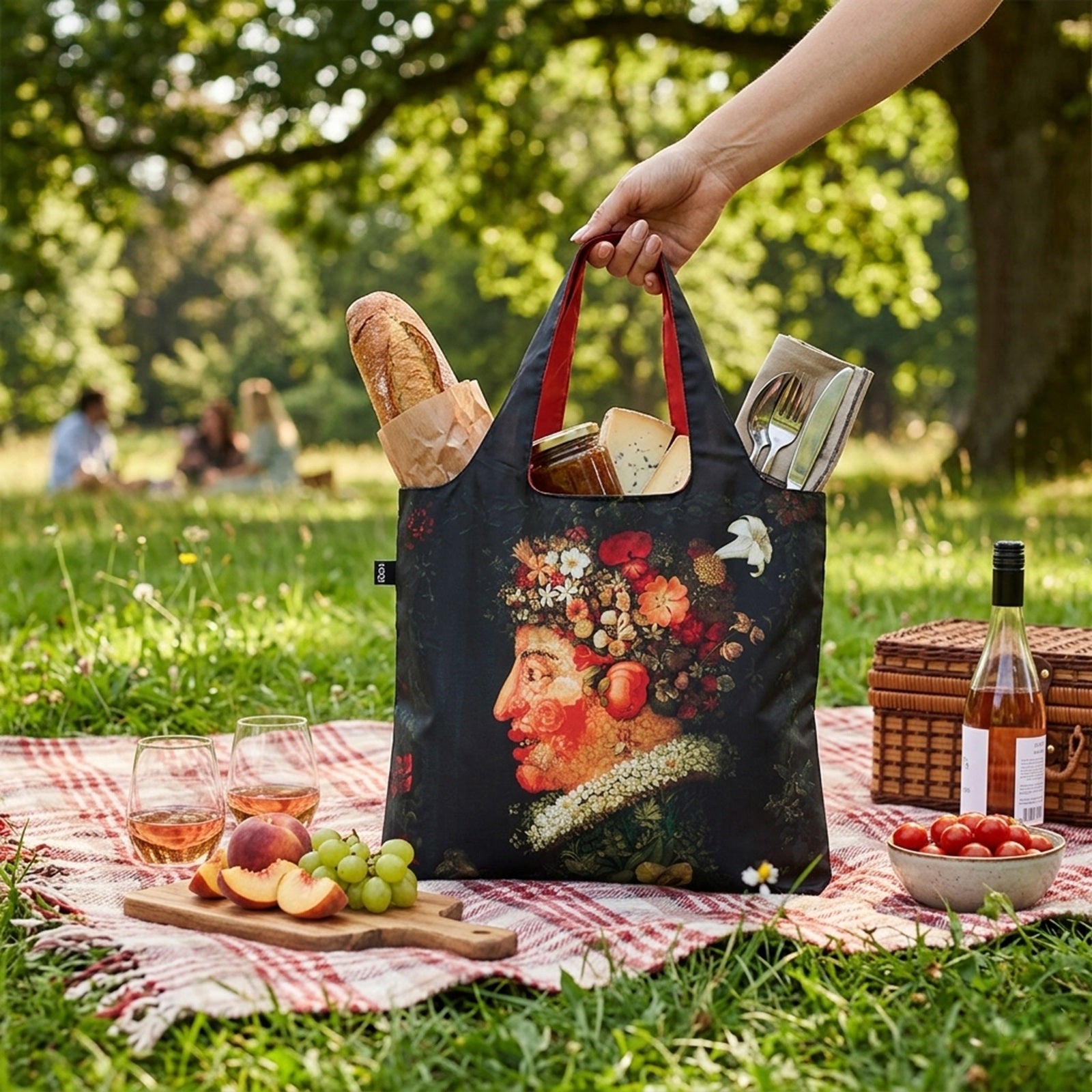 LOQI Museum Giuseppe Arcimboldo's Spring Reusable Shopping Bag