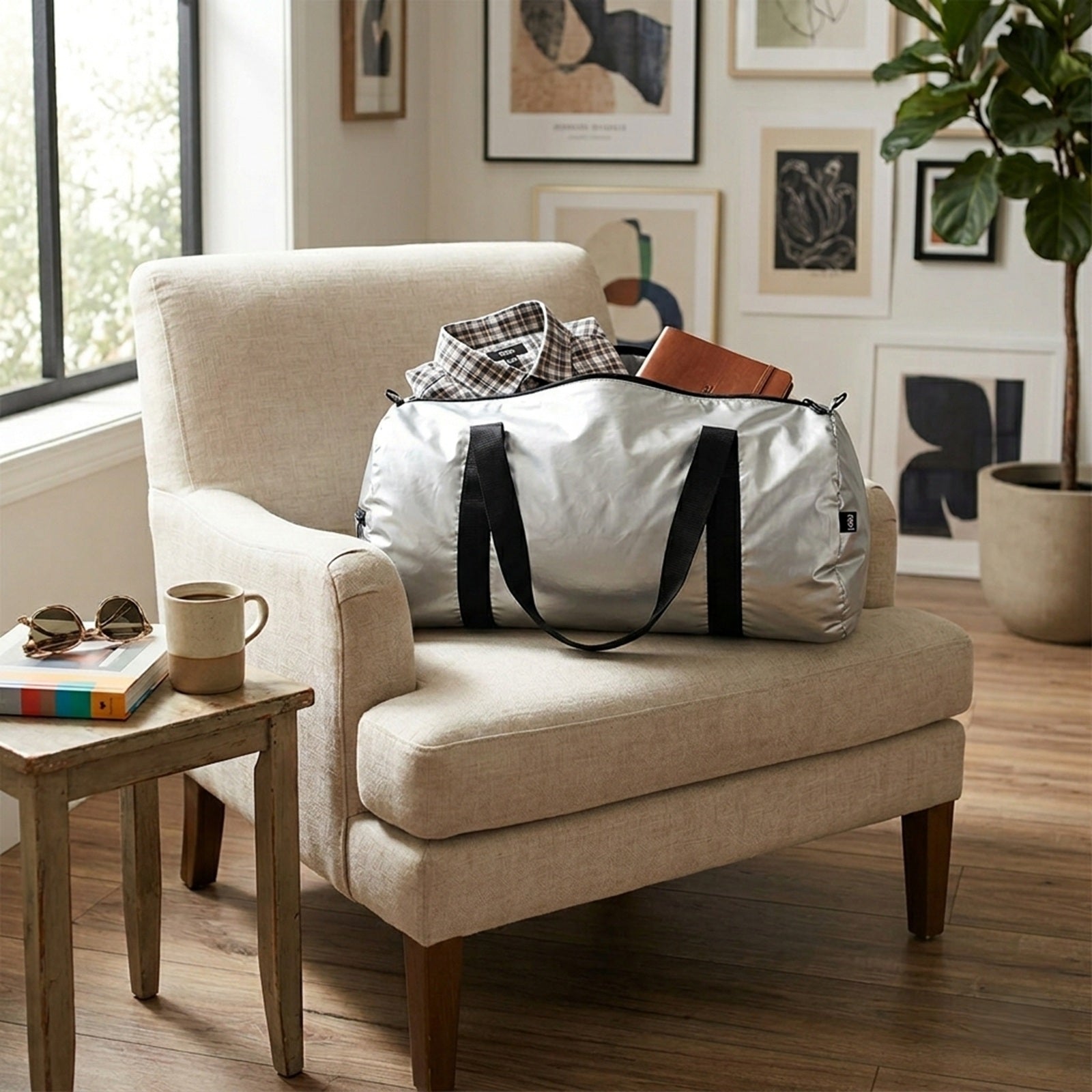 LOQI Kristjana S Williams Silver & London Weekender