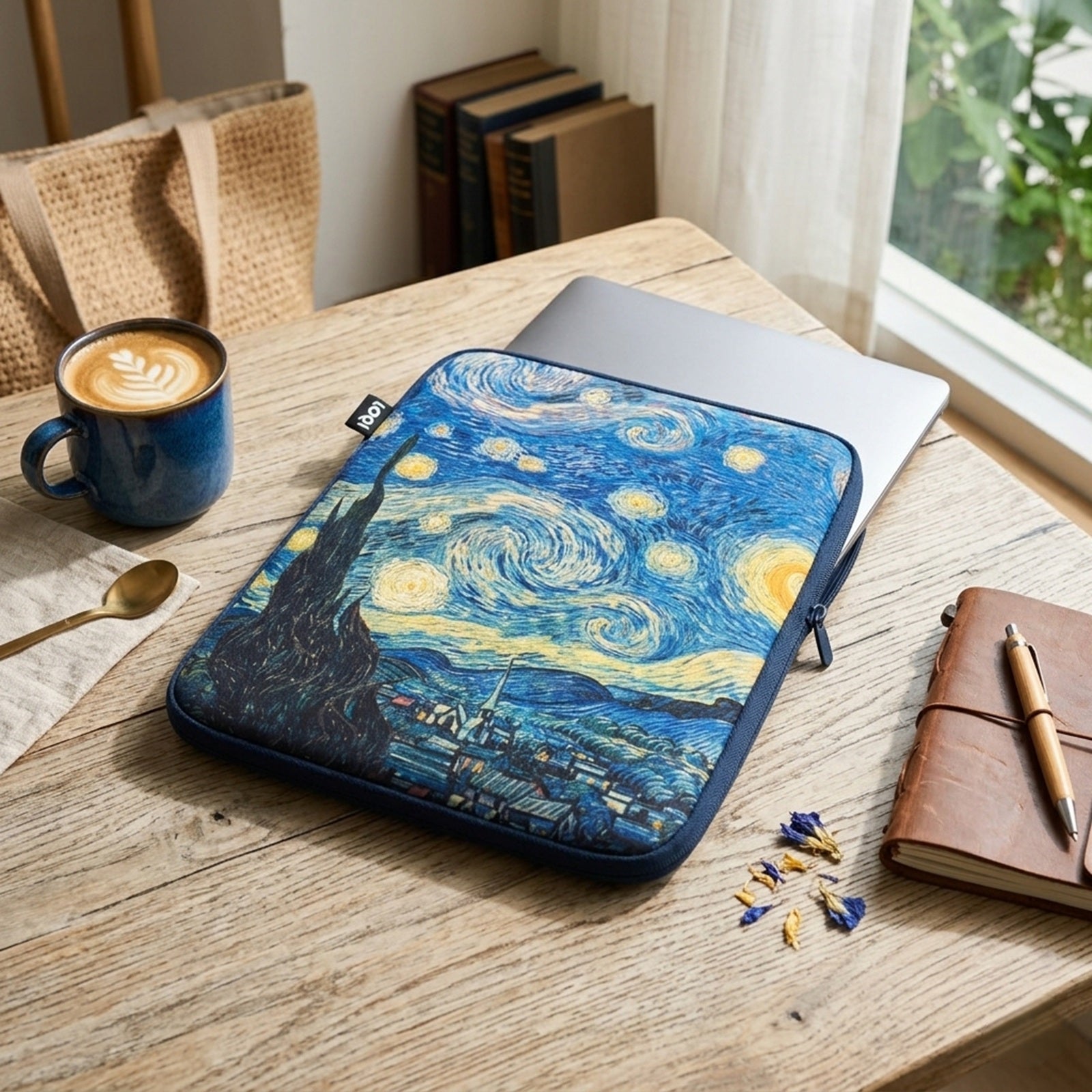 LOQI Museum Vincent van Gogh's The Starry Night Laptop Cover