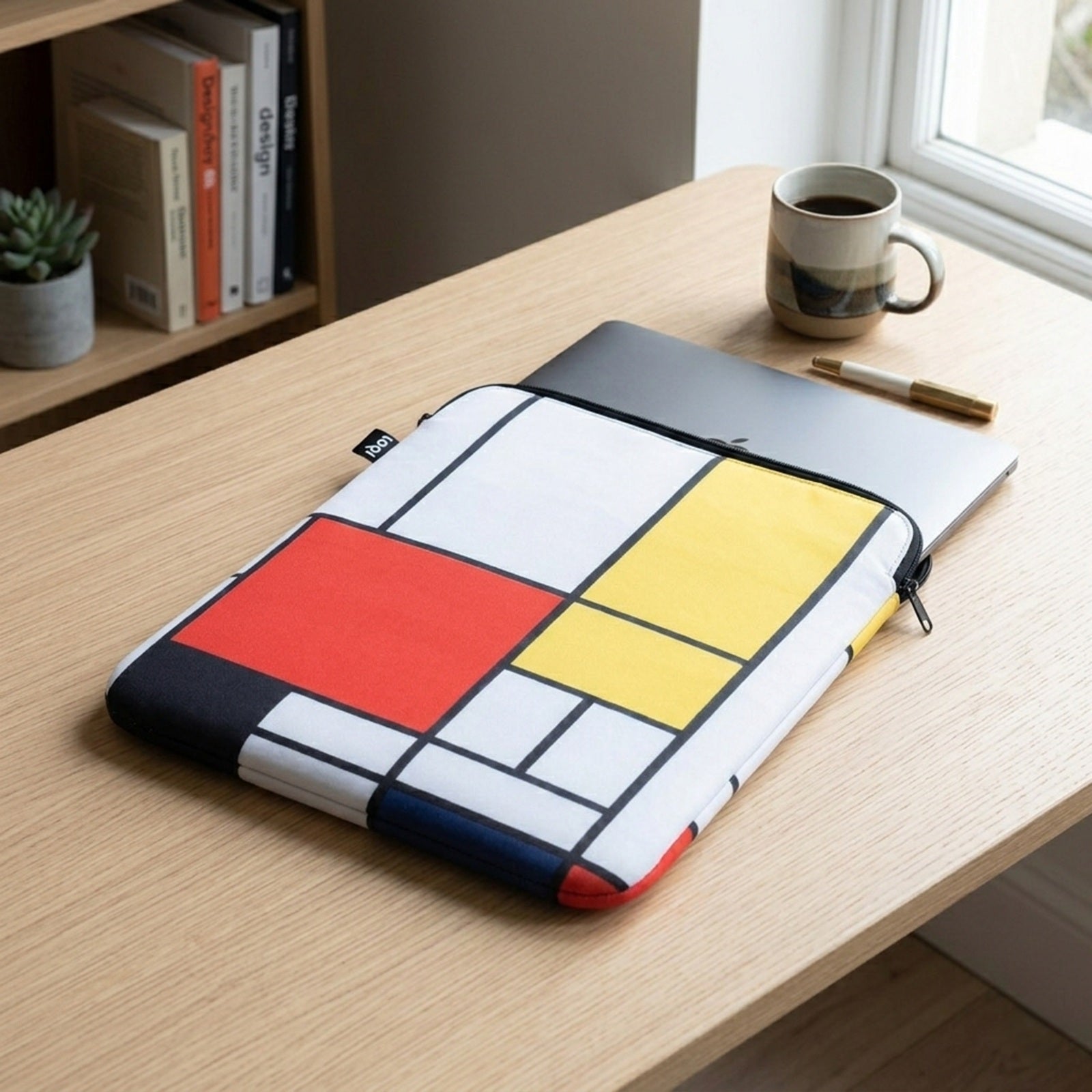 LOQI Museum Piet Mondrian's Composition Laptop Cover