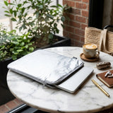 LOQI Metallic Silver Laptop Cover