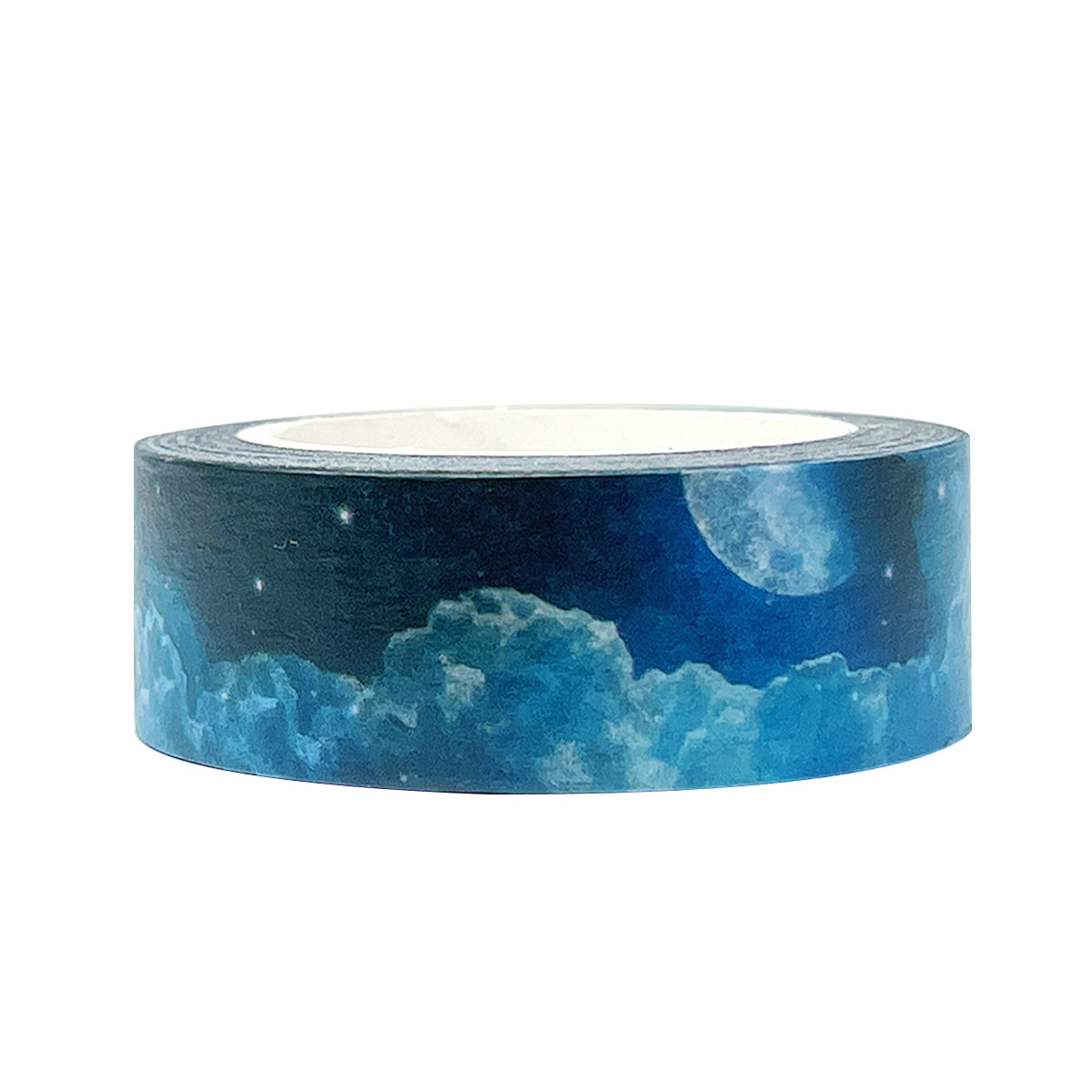 Wrapables Beautiful Scenery Washi Masking Tape, Blue Night Sky, 15mm x 10M