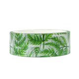 Wrapables Beautiful Scenery Washi Masking Tape, Tropical Ferns, 15mm x 5M