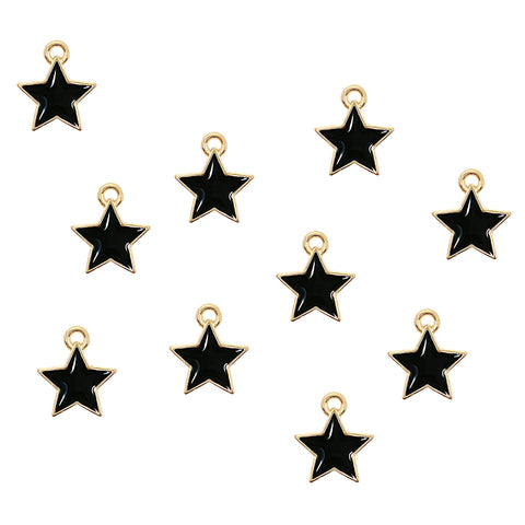 Wrapables 6MM Jewelry Charm Pendant for Jewelry Making Set of 10