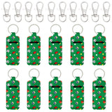 Wrapables 10 Pack Chapstick Holder Keychain with 10 Pieces Metal Clasps, Sports