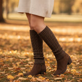 Wrapables Women's Cable Knit Leg Warmers