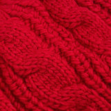 Wrapables Winter Warm Cable Knit Cat Ears Beanie, Red