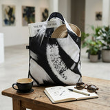 LOQI SAWDUST Paint Strokes Recycled Reusable Shopping Bag