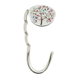 Wrapables Stylish Purse Hook Hanger, Foldable Handbag Table Hanger, Flower Tree