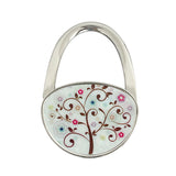 Wrapables Stylish Purse Hook Hanger, Foldable Handbag Table Hanger, Flower Tree