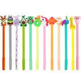 Wrapables Gel Pens School Office Supplies, Cute Critters